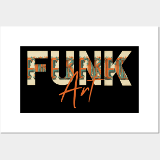 FUNK vintage logo Art Posters and Art